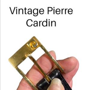 Vintage Pierre Cardin Belt Black